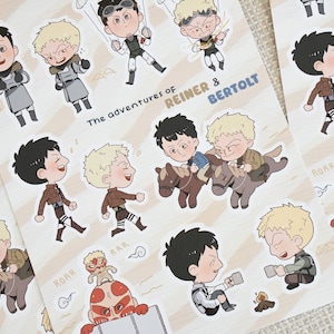 Reiner Sticker The Adventures of Reibert - Stickers Sheet - Etsy