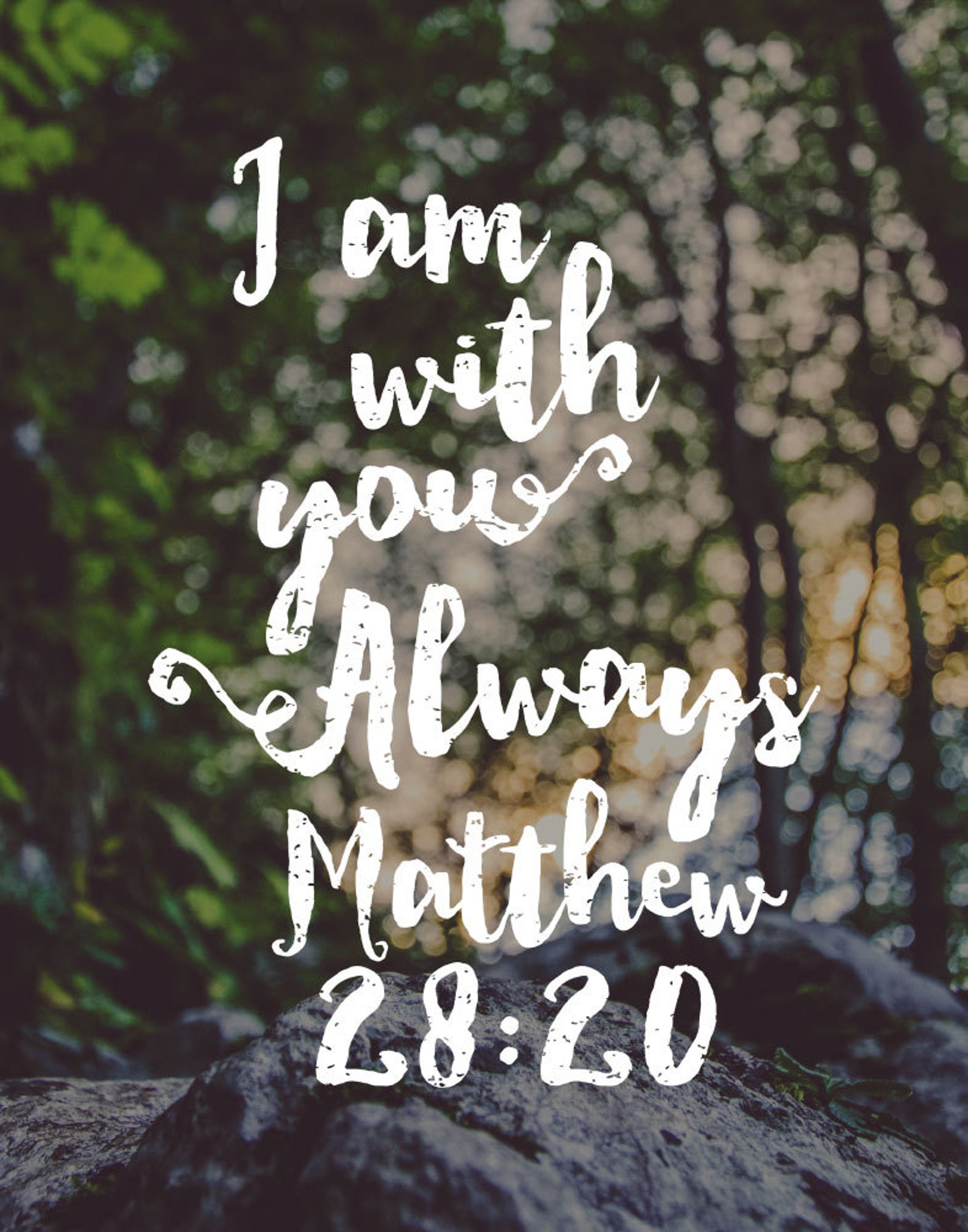 INSTANT DOWNLOAD Bible Verse Printable, Scripture Print, Christian Wall ...