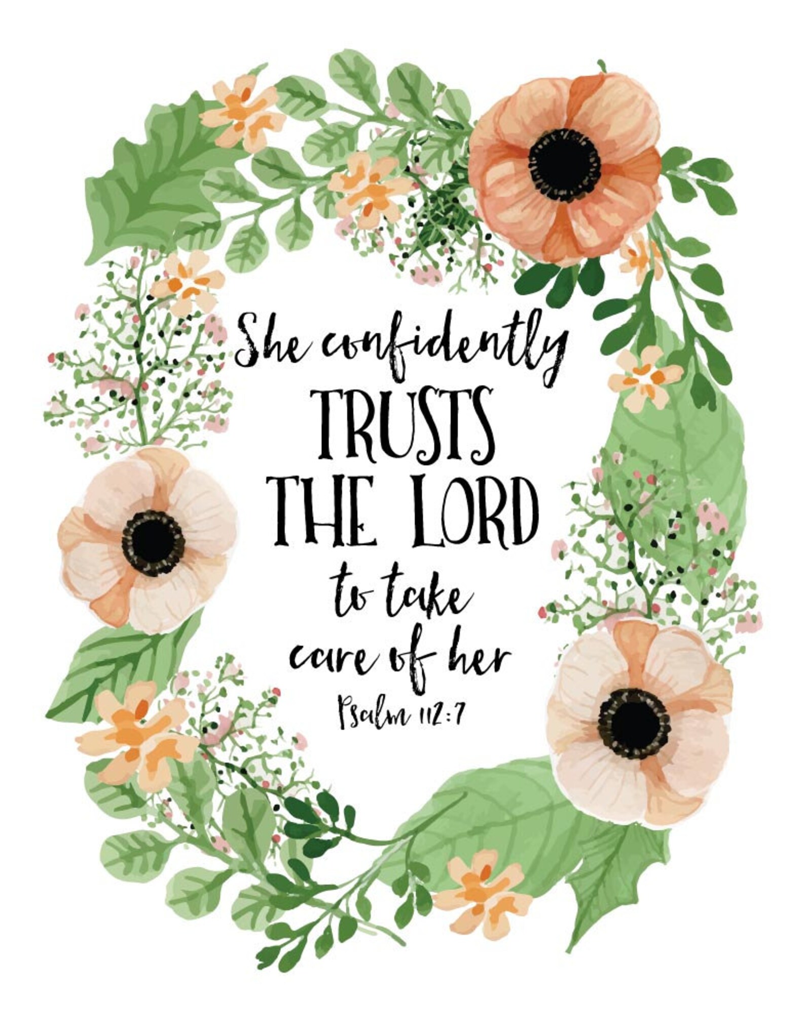 INSTANT DOWNLOAD Bible Verse Printable, Scripture Print, Christian Wall ...