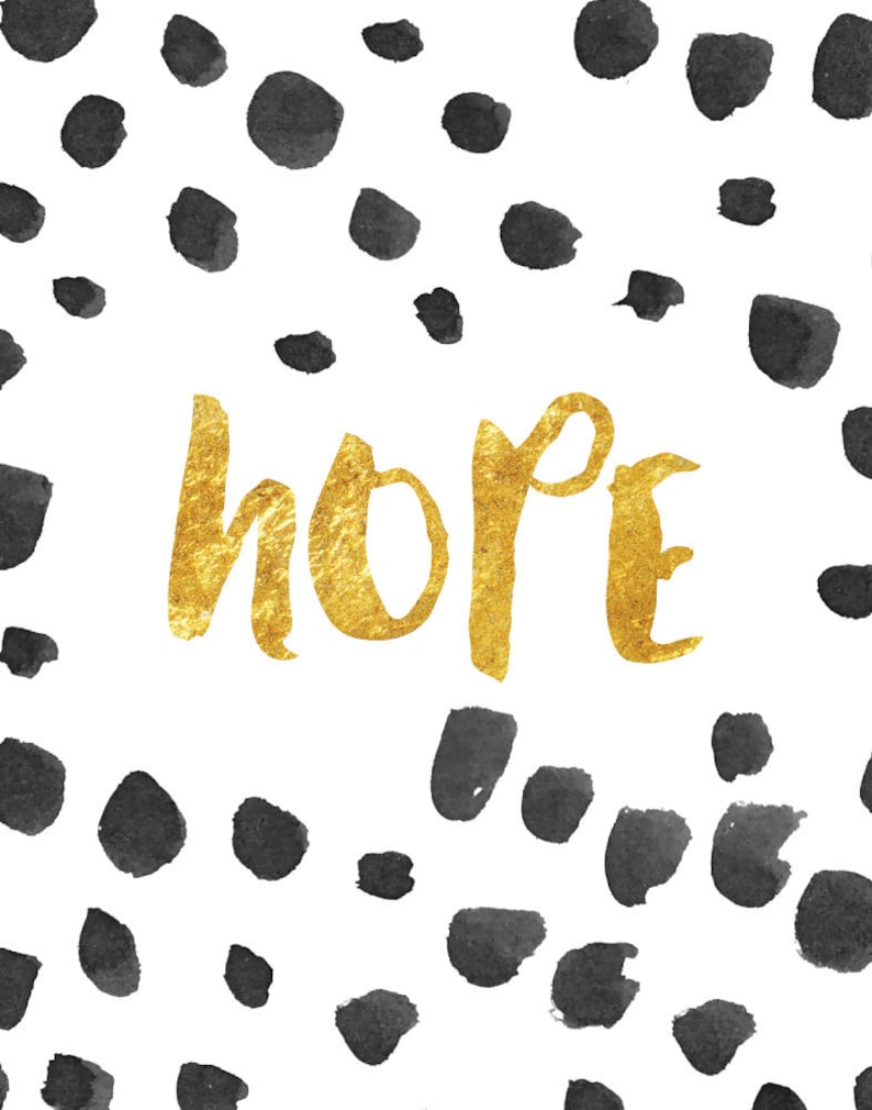 HOPE INSTANT DOWNLOAD Bible Verse Art Printable Scripture | Etsy
