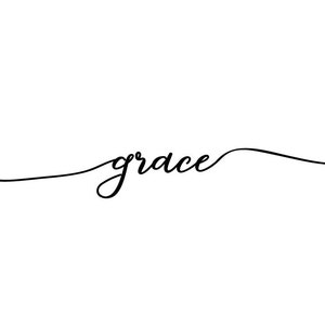 Amazing Grace Prints Black & White Scripture Print - Etsy