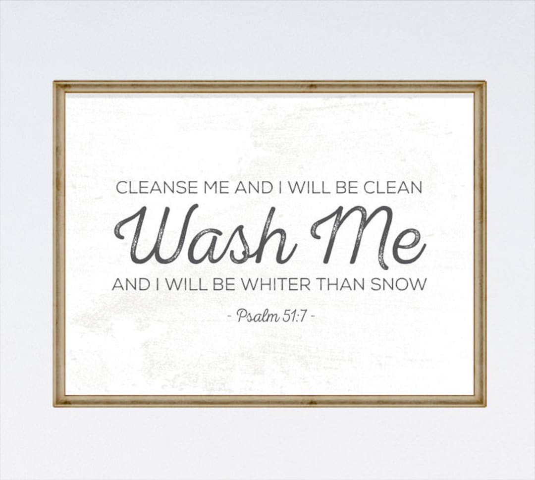 Laundry Print, Bible Verse Print, Laundry Room Decor, Scripture Print ...