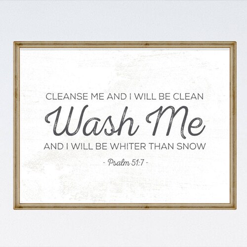 Laundry Print Bible Verse Print Laundry Room Decor - Etsy