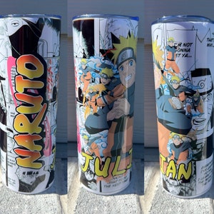 20oz skinny tumbler | anime