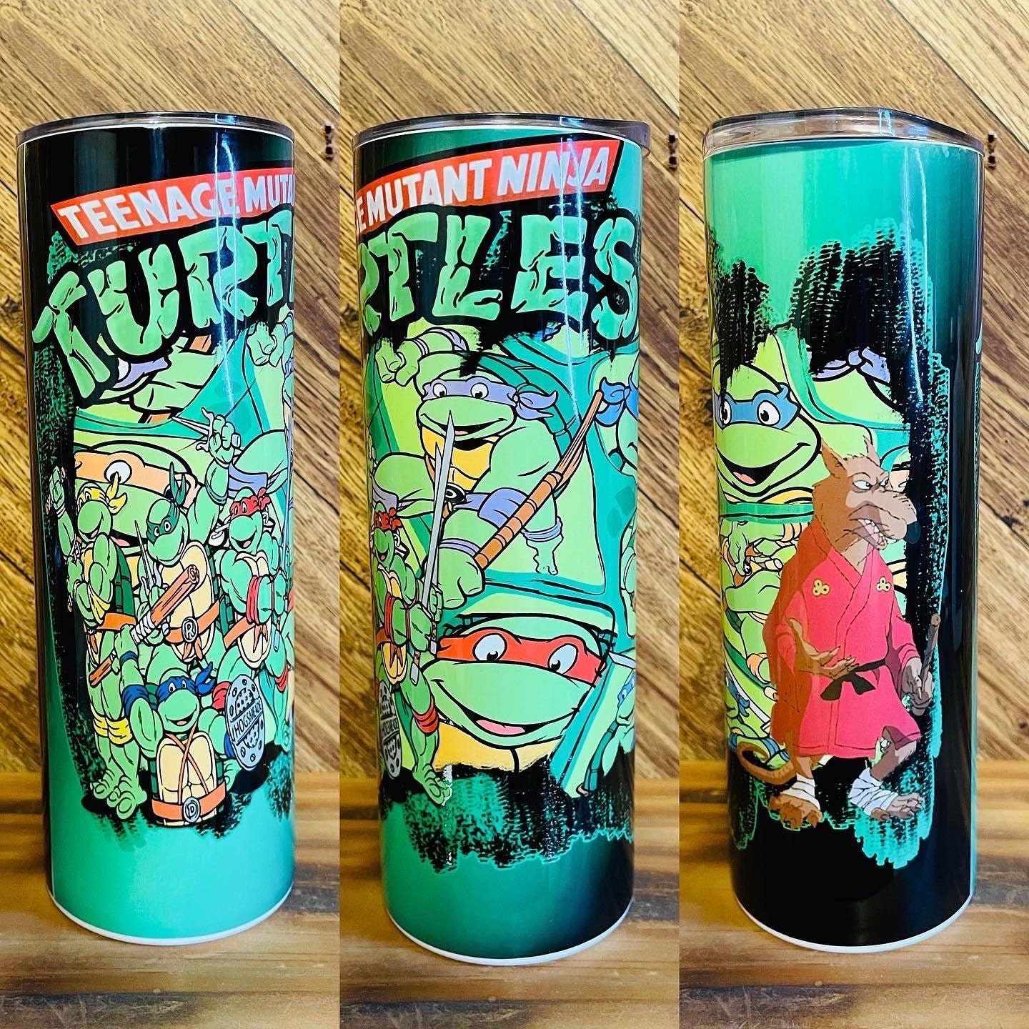 Teenage Mutant Ninja Turtles TMNT Aluminum Water Bottle Donatello Purple  Green