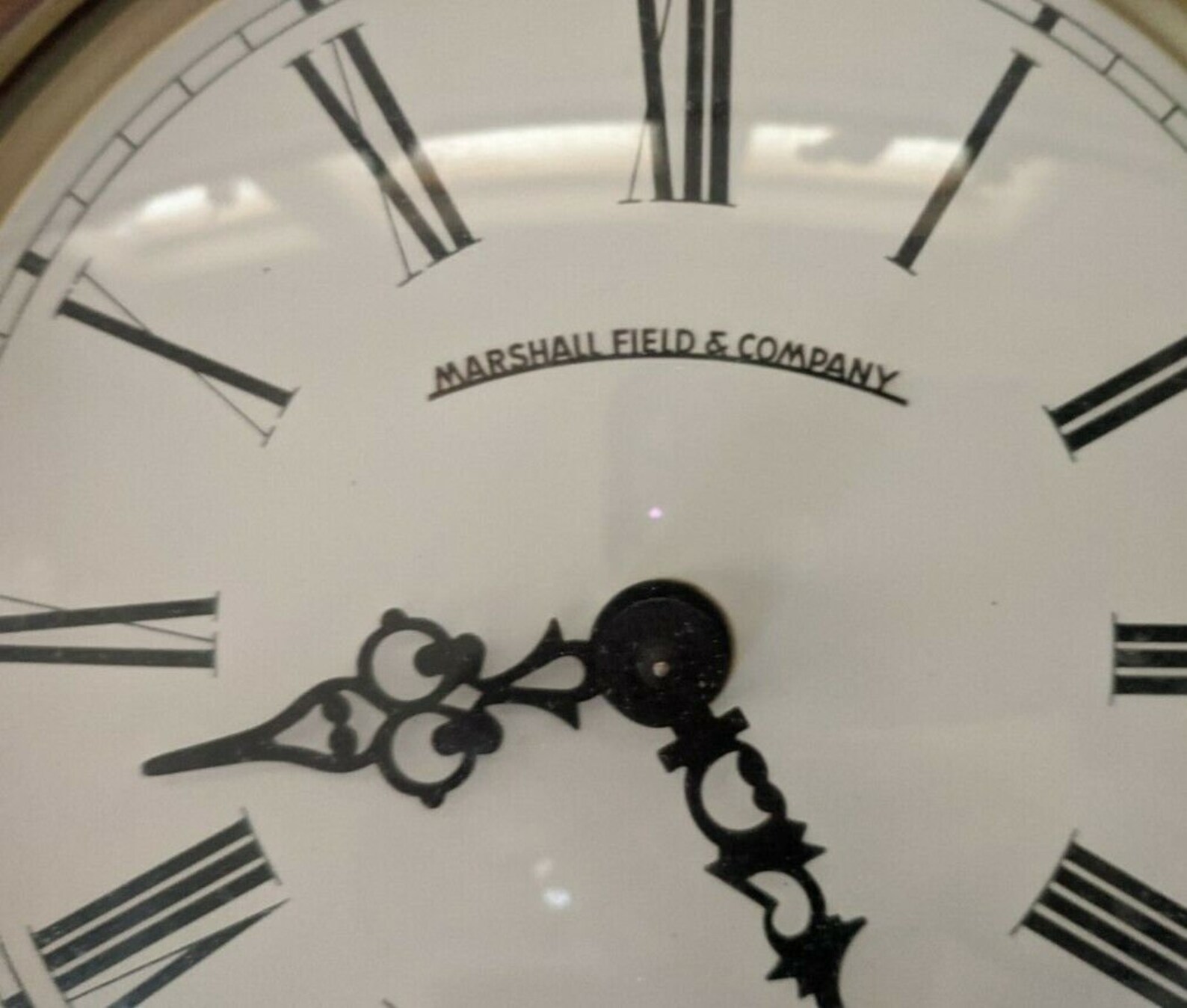 Vintage Marshall Field & Company Walnut Wall Clock Maritime Etsy