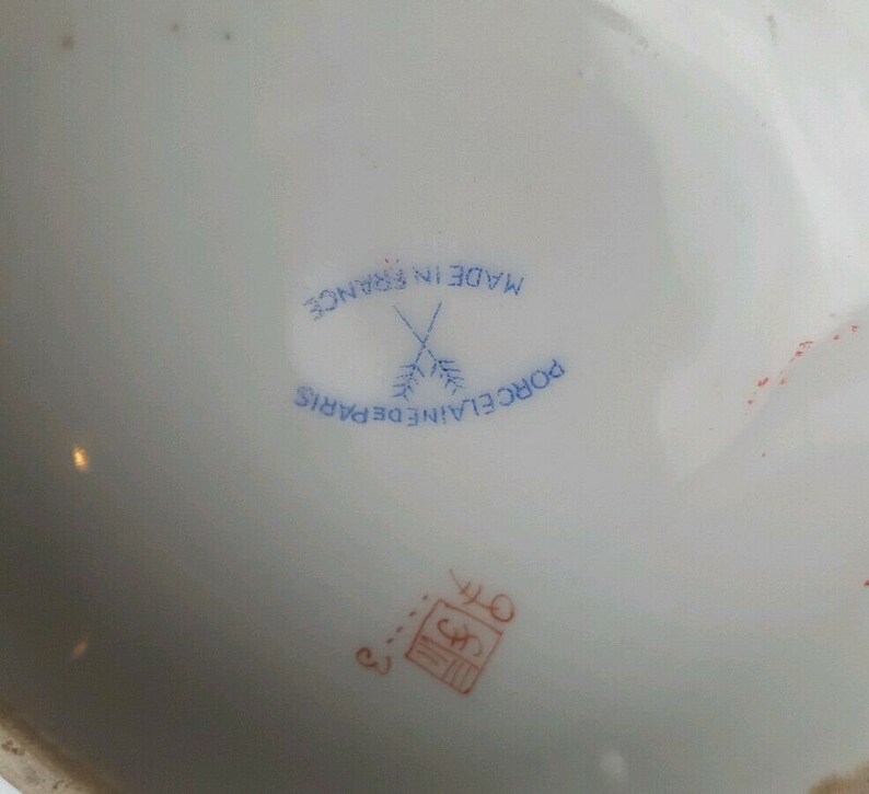 Porcelaine De Paris Footed Gravy Sauce Boat France Vincent Dubois
