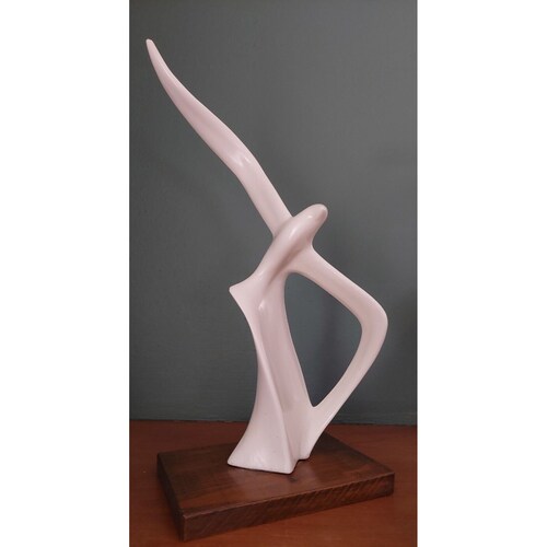 Mid Century Modern Bird Gull shops Sculpture Ceramic Wood