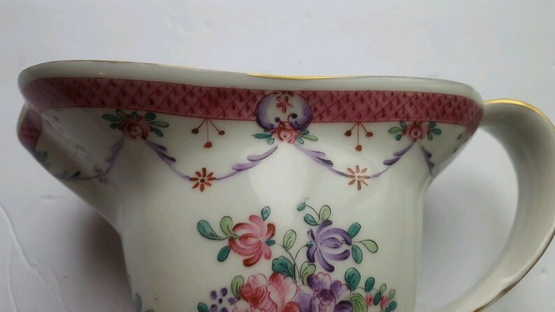 Porcelaine De Paris Footed Gravy Sauce Boat France Vincent Dubois