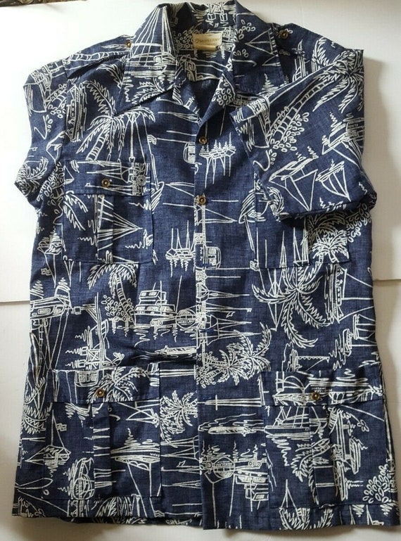 Vintage McInerny Hawaiian Shirt Men’s Large Mariti
