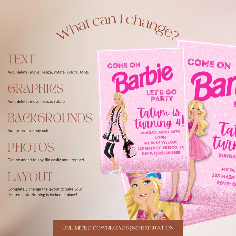 Sparkle Birthday Invitation Girls Birthday Invitation Etsy