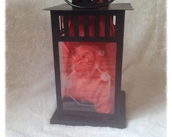 pesonalised christmas lantern