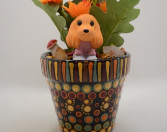 Birth Month Dotty Pot - November