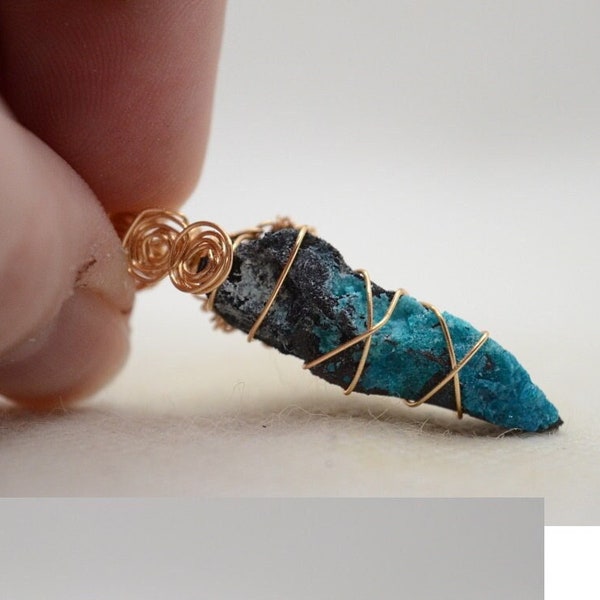 Shattuckite Pendant