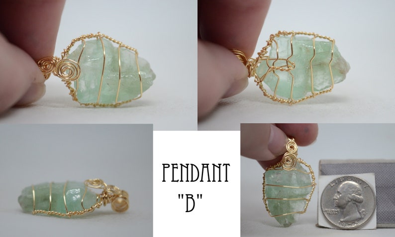 Green Calcite Pendant