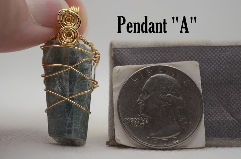 Green Kyanite Pendant Pendant A