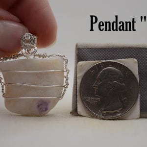 Purple Hyalite Opal Pendant