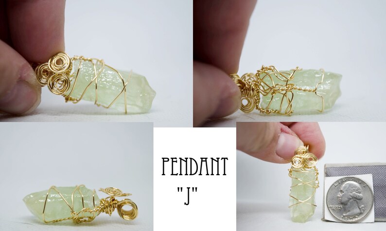 Green Calcite Pendant