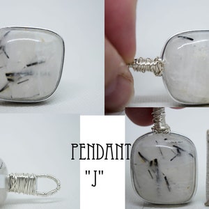 Tourmalinated Quartz Pendant image 10