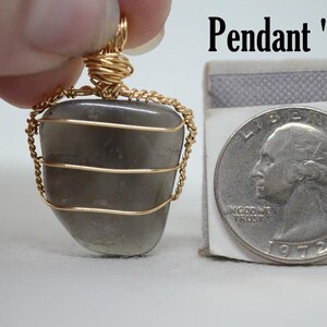 Black Moonstone Pendant Pendant D