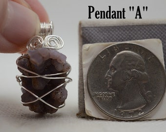 Grape Agate Pendant