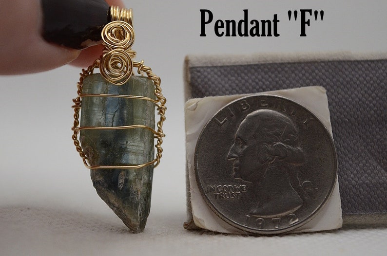 Green Kyanite Pendant Pendant F