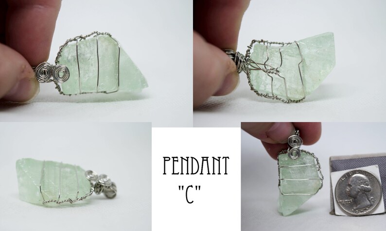 Green Calcite Pendant