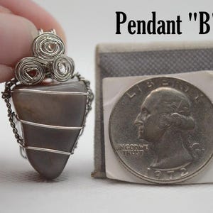 Black Moonstone Pendant Pendant B