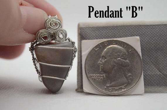 Black Moonstone Pendant