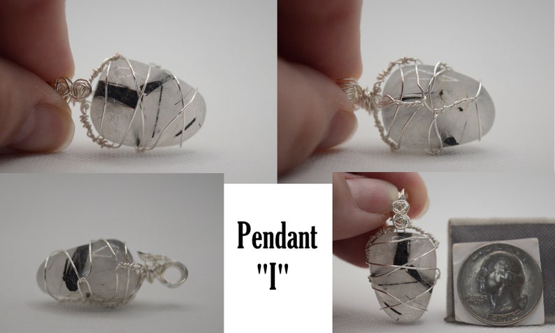 Tourmalinated Quartz Pendant image 9