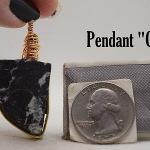 Covellite Pendant