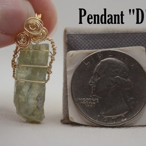 Green Kyanite Pendant Pendant D