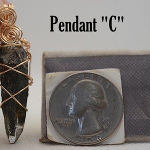 Chlorite in Quartz Pendant