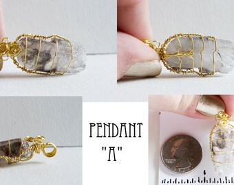 Lightning Struck Quartz Pendant