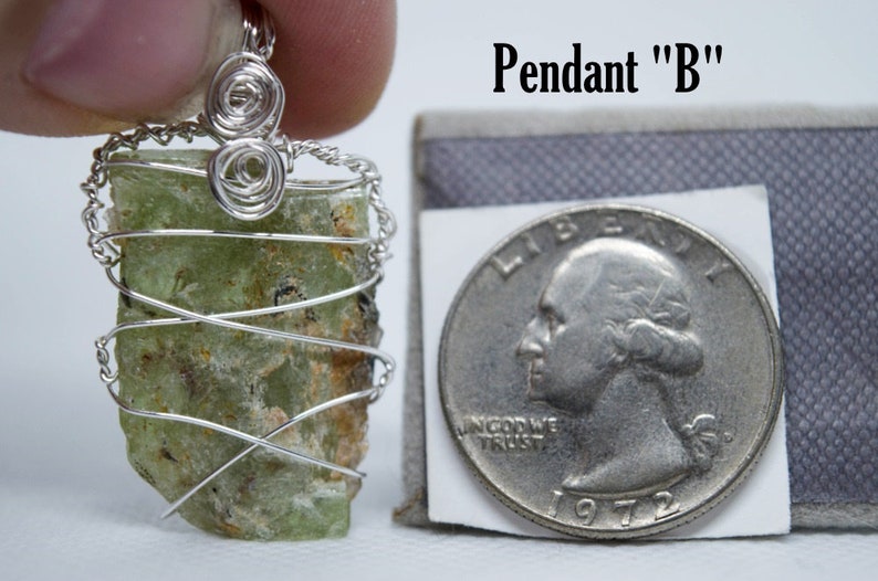 Green Kyanite Pendant Pendant B