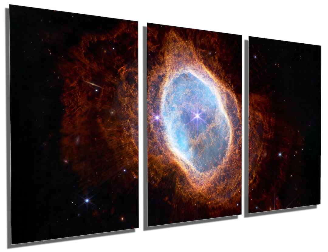 Metal Print - Southern Ring Nebula Wall Art James Webb Space Telescope ...