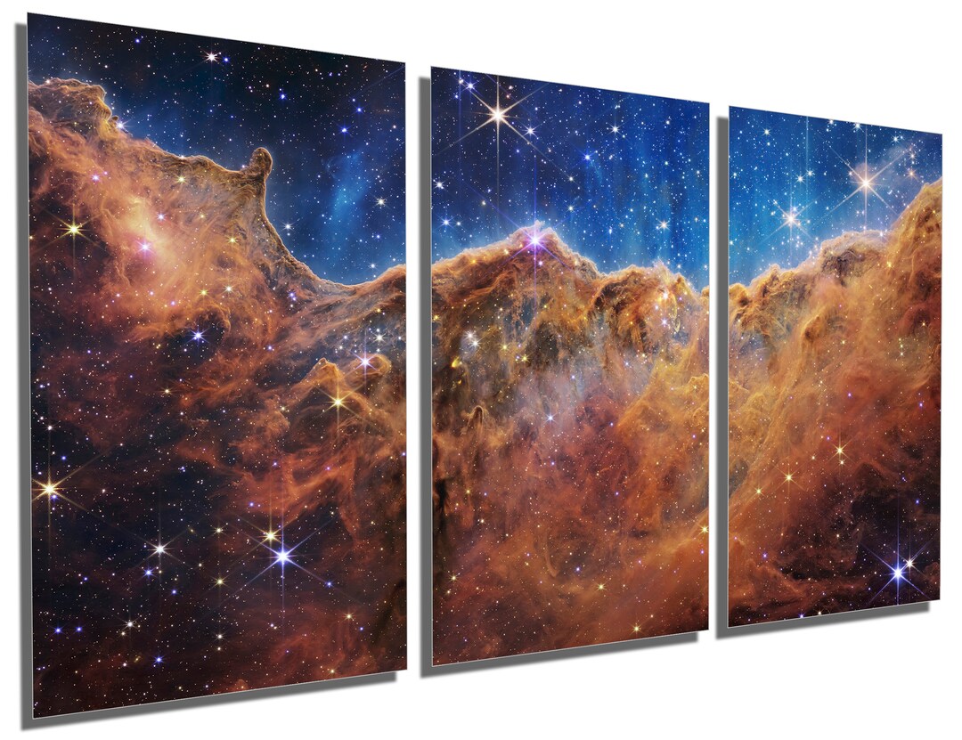 Metal Print - Cosmic Cliffs NASA Wall Art James Webb Space Telescope ...
