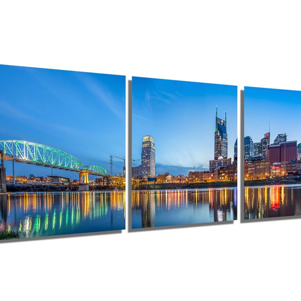 Nashville Skyline Wall Art Etsy
