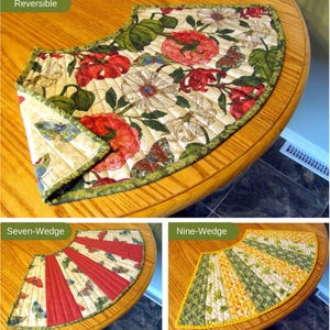 ROUND TABLE Quilted Placemat Patterns