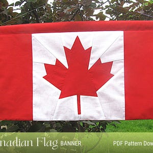CANADIAN FLAG Banner Pattern