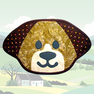 LITTLE PUPPY Quilted Placemat Pattern