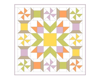SPINNING SPOOLS Mini Quilt Pattern
