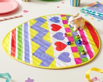 PDF Easter Egg Quilted Table Topper Pattern