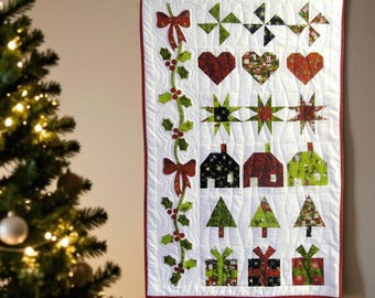 PDF Holiday Magic Christmas Wall Quilt Row Quilt