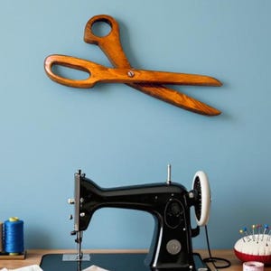 PDF Wooden Sewing Scissors Craft Pattern