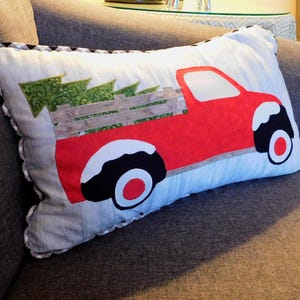 LITTLE RED TRUCK Pillow Pattern