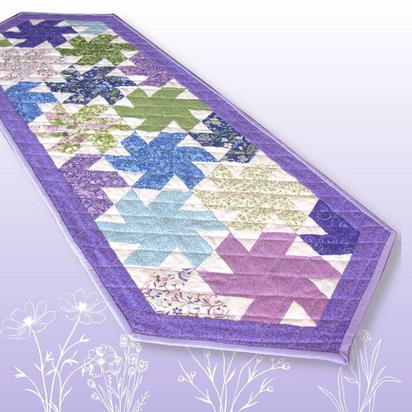 GARDEN BREEZE Quilted Table Runner Pattern