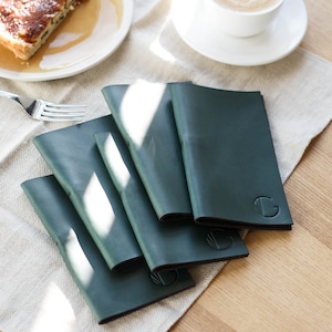 Porta cheques de cuero: porta billetes personalizado para restaurantes, cafeterías y bares