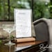 Tabletop Menu Stand | Acrylic Menu Holder | Business Acrylic Sign ...