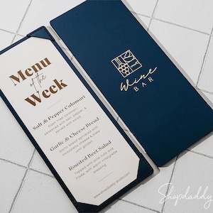 leather-menu-holder-custom-menu-case-for-drink-or-food-etsy